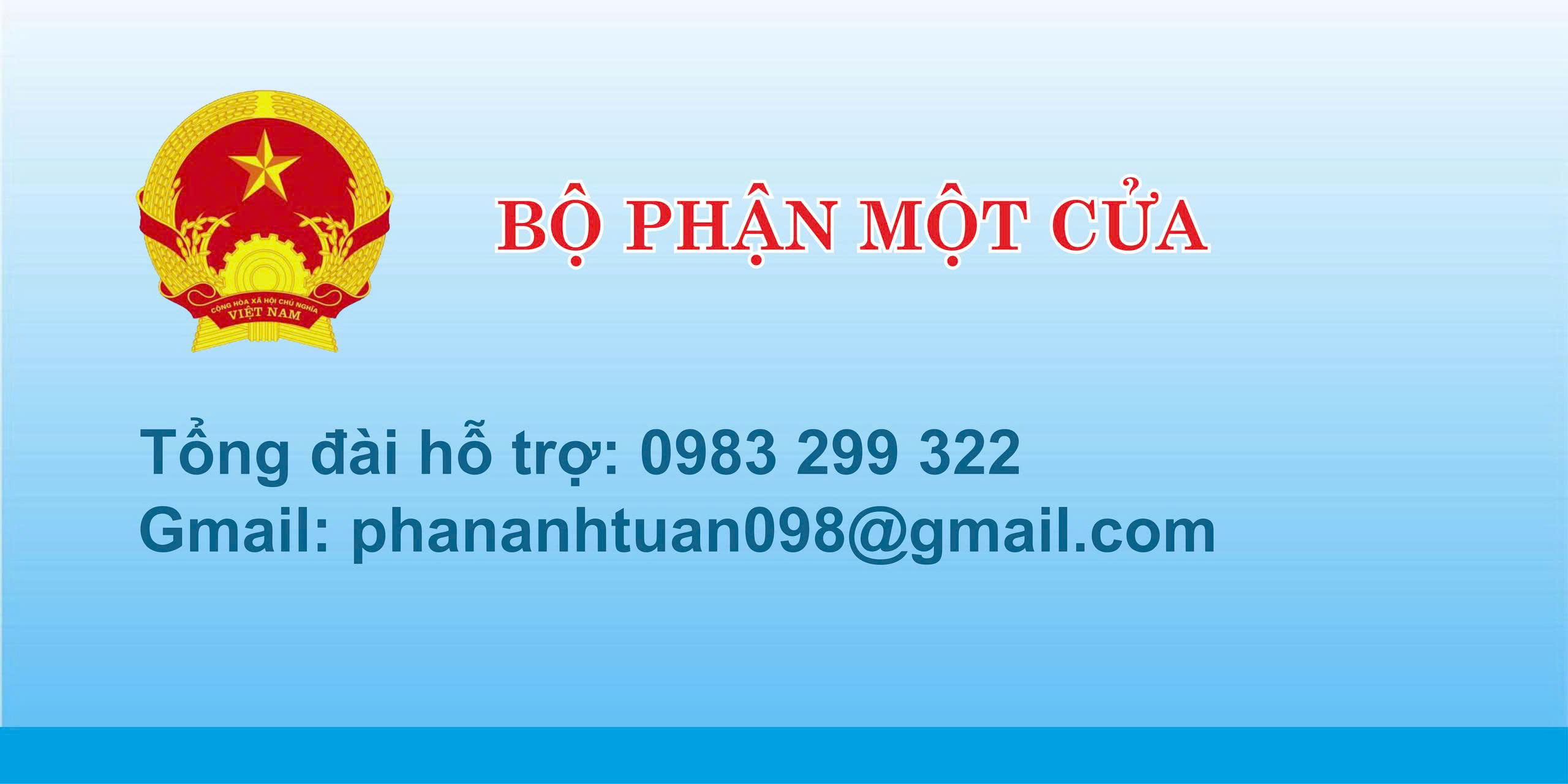 BỘ PHẬN MỘT CỬA