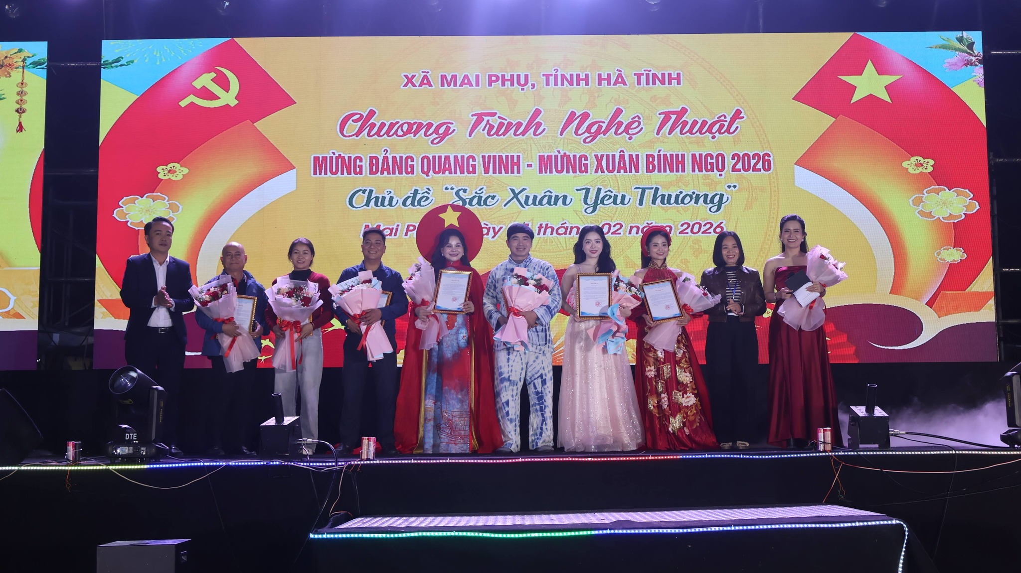 BAN TỔ CHỨC CHƯƠNG TRÌNH NGHỆ THUẬT MỪNG ĐẢNG, MỪNG XUÂN BÍNH NGỌ 2026 XÃ MAI PHỤ TRÂN TRỌNG CẢM ƠN