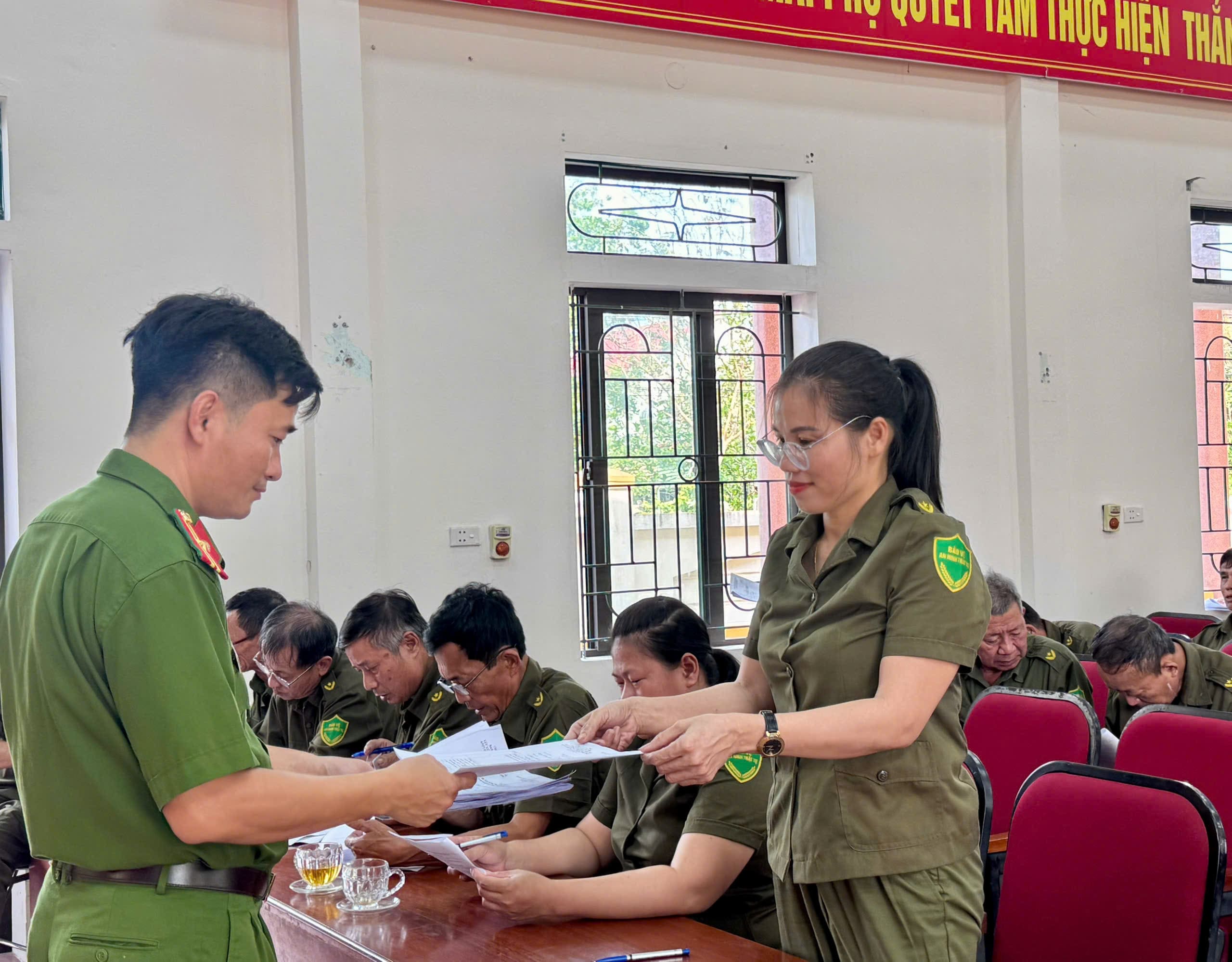 XÃ MAI PHỤ TỔ CHỨC HỘI THI LỰC LƯỢNG THAM GIA BẢO VỆ ANTT Ở CƠ SỞ GIỎI LẦN THỨ I NĂM 2026.