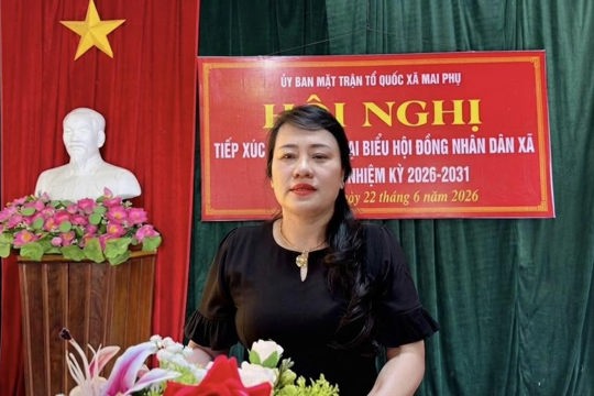 Tổ đại biểu số 06 HĐND xã Mai Phụ tiếp xúc cử tri tại 4 thôn Kim Ngọc, Quang Phú, Thanh Tân, Hợp Tiến.