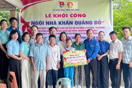 Lễ khởi công xây dựng “Ngôi nhà Khăn quàng đỏ” năm 2026 