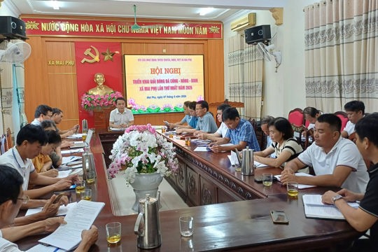 Mai Phụ tổ chức Hội nghị triển khai các hoạt động tuyên truyền, văn hóa, văn nghệ, thể dục thể thao chào mừng kỷ niệm 81 năm Cách mạng Tháng Tám (19/8/1945 – 19/8/2026), Quốc khánh nước Cộng hòa xã hội chủ nghĩa Việt Nam (2/9/1945 – 2/9/2026)