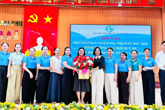 Hội Liên hiệp Phụ nữ xã Mai Phụ tổ chức Hội nghị kiện toàn Ban Chấp hành, Ban Thường vụ Hội LHPN xã nhiệm kỳ 2025–2030