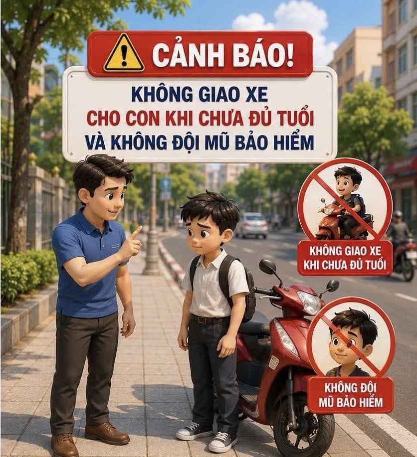 Xã mai phụ khuyến cáo các bậc phụ huynh tăng cường quản lý, giám sát học sinh trong dịp hè