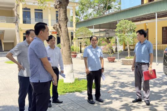 Đoàn kiểm tra của Sở Giáo dục và Đào tạo Hà Tĩnh đã tiến hành kiểm tra công tác chuẩn bị tổ chức Kỳ thi tuyển sinh vào lớp 10 THPT năm học 2026 - 2027 