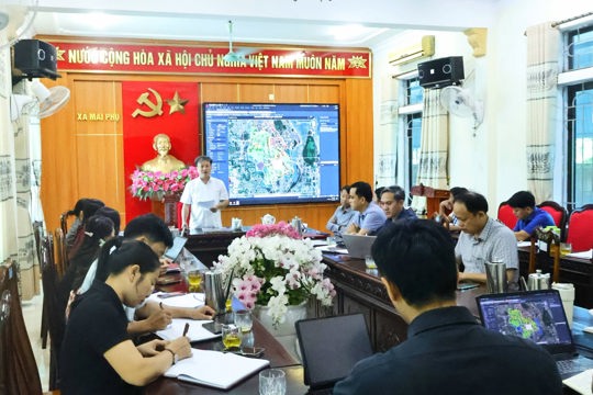 Ban Chấp hành Đảng bộ xã Mai Phụ tổ chức Hội nghị cho ý kiến về Đồ án Quy hoạch chung xã Mai Phụ đến năm 2050.