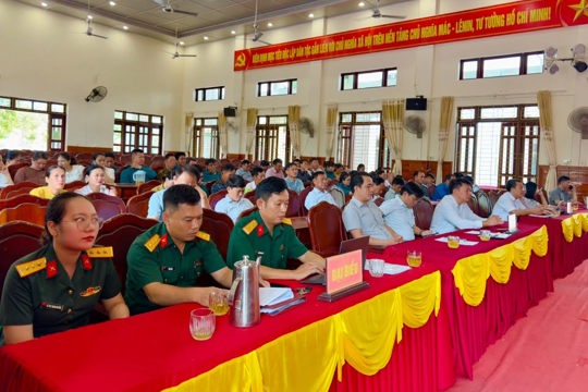 Xã Mai Phụ tổ chức Hội nghị tổng kết thực hiện Luật Quốc phòng năm 2018, Luật Dân quân tự vệ năm 2019 và Luật Giáo dục quốc phòng và an ninh năm 2013.