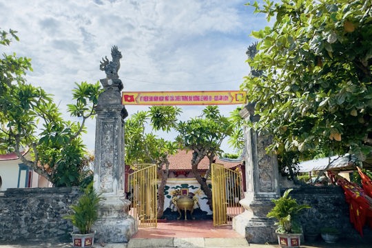 Đền thờ vọng Mai Lâm nơi gìn giữ hồn thiêng Chiêu Trưng Đại Vương Lê Khôi.
