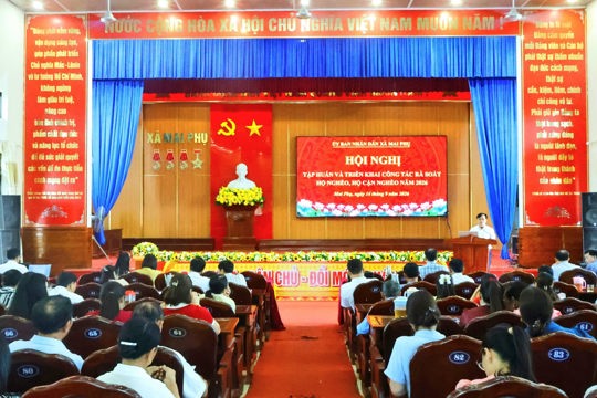  xã Mai Phụ tổ chức Hội nghị tập huấn rà soát, điều tra hộ nghèo, hộ cận nghèo năm 2026 